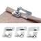 3 Sizes Rolled Hem Pressure Foot Sewing Machine Presser Foot Hemmer Foot Set (1/2 Inch, 3/4 Inch, 1 Inch) for Singer, Brother, Janome and Other Low Shank Adapter (Rolled Hem Presser Feet)